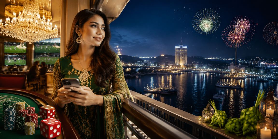 Suasana meriah permainan dalam talian Malaysia sempena perayaan Hari Raya